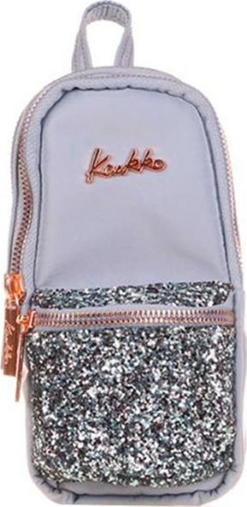 Junior Bag Bright Kalem Çantası Taşlı Gri K2557