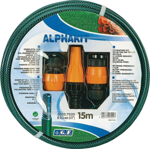 8000-7028 Alphakit Hortum Sulama Kiti 1/2'' 15 Metre