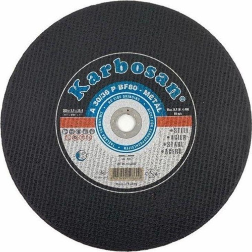 910860 A 30/36 P BF80 Metal Kesme Diski 350x3.5x25.4mm