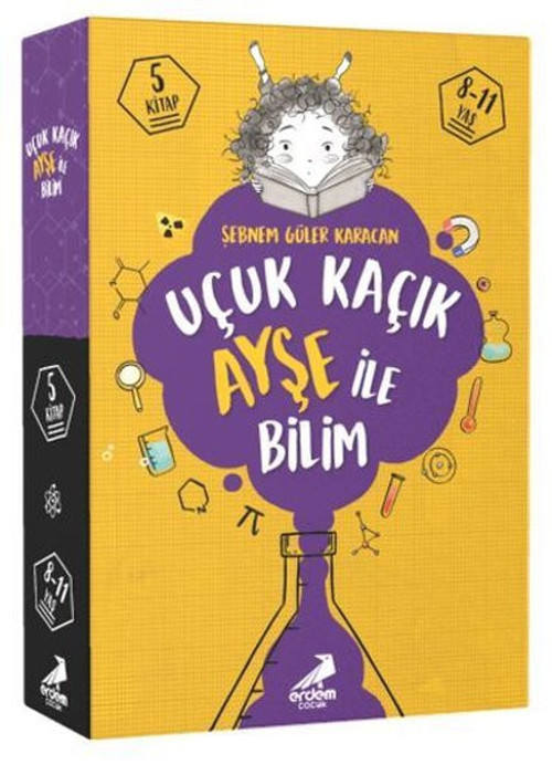 Uçuk Kaçık Ayşe ile Bilim Seti - 5 Kitap Takım