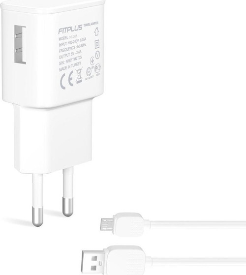 Bianca FT-201M 2.4A Seyahat Şarj Aleti Micro USB Kablo Set