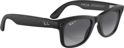 Meta Wayfarer Akıllı Gözlük Mat Siyah Polarize Grafit