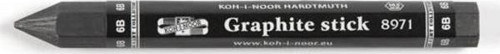 Koh-i Noor Jumbo Graphite Stick 6B Ağaçsız Kalın Grafit Füzen Kalem