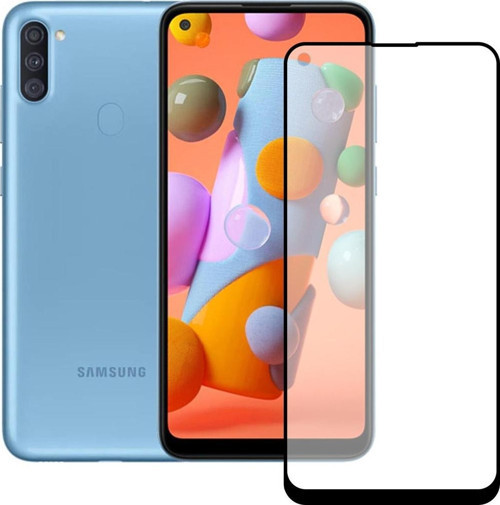 Samsung Galaxy A11 / M11 Ekran Koruyucu Seramik Mat Nano 9D Tam Kaplama Siyah