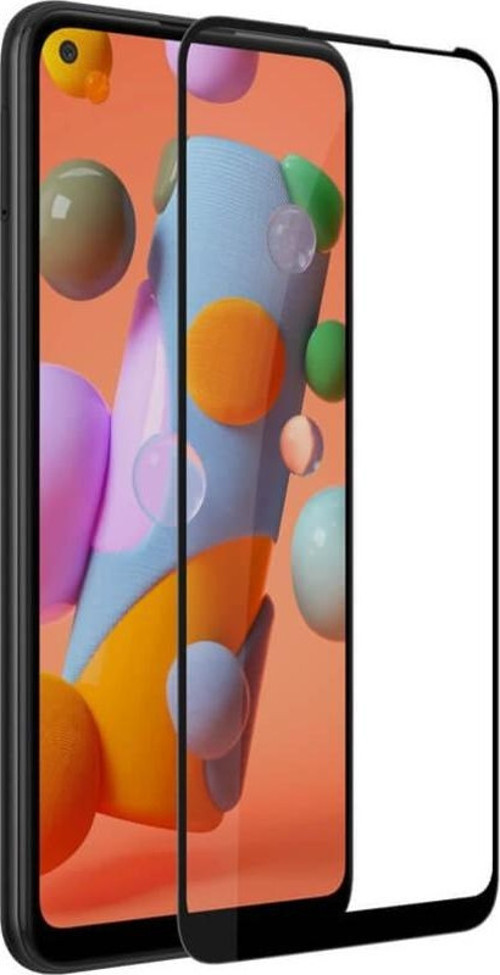 Samsung Galaxy A11 / M11 Nano 10D Cam Ekran Koruyucu Siyah