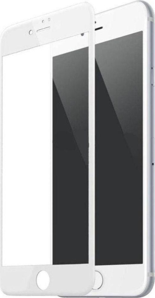 iPhone 6 / 6s Ekran Koruyucu Seramik Nano 9D Tam Kaplama Beyaz