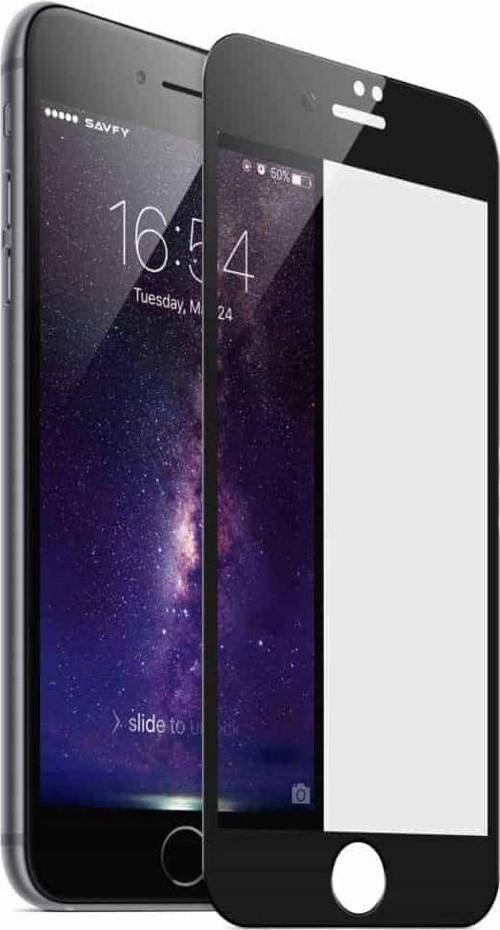 iPhone 7 Plus / 8 Plus Ekran Koruyucu Seramik Nano 9D Tam Kaplama Siyah