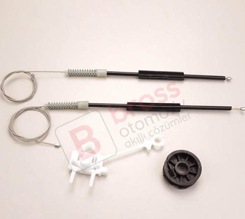 Fiat Doblo MK1 MPV Van 119 223 2001-2010 51718403 İçin Ön Sağ Kapı Cam Kriko Tamir Seti