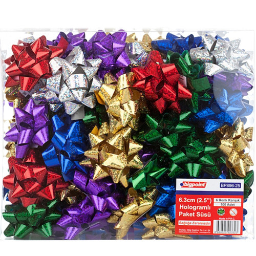 Paket Süsü Hologram 2.5" 100 LÜ BP896-25