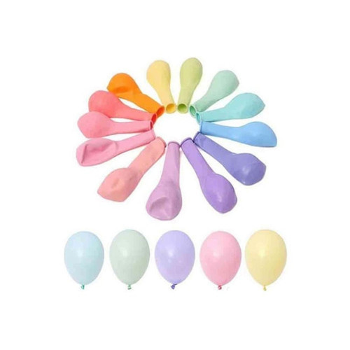 Balon 12” Karışık Makaron 100 Lü