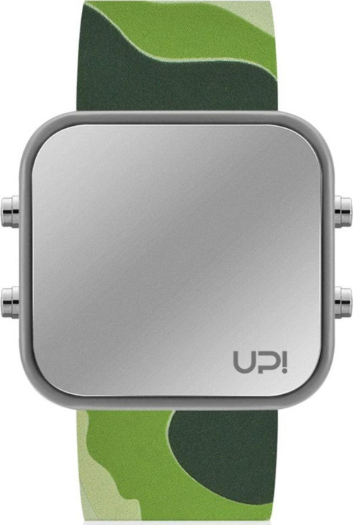 Watch Led Grey&Amp;Green Camouflage