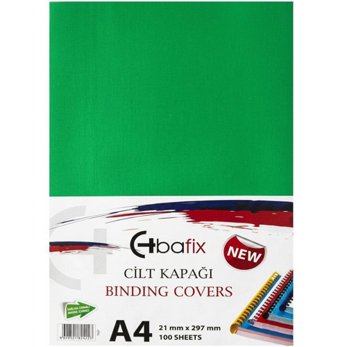 Cilt Kapağı Plastik Opak A4 160 MIC Yeşil