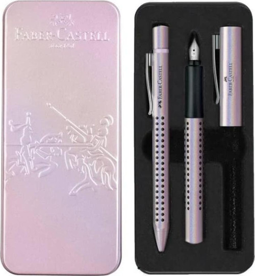 Grip Edition Glam Pearl Dolmakalem-Tükenmez Kalem Metal Kutu Hediye Seti