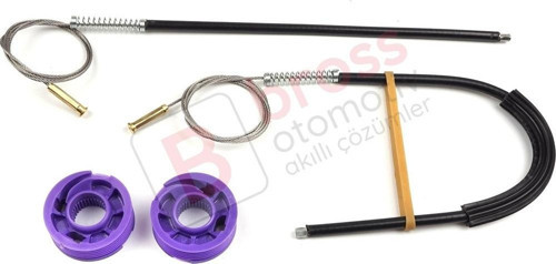 Audi A3 S3 MK3 8V 2012-2021 4/5 Kapı İçin Elektrikli Arka Sol veya Sağ Cam Kriko Tamir Seti