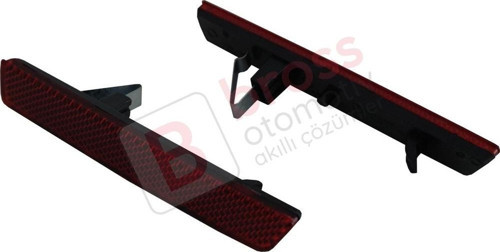 Fiat Doblo MK2 Opel Combo D için Arka Tampon Reflektörü Sağ Sol 51810677, 51810678