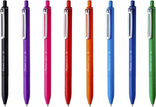 iZee Yağ Bazlı Mekanizmalı Roller Kalem 1.0 mm - 8'li Set BX470-8