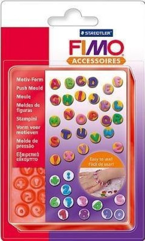 Fimo Push Mould Esnek Kalıp HARFLER VE SAYILAR