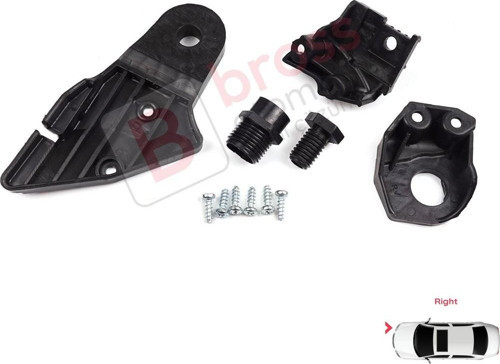 Mercedes C Class W204 S204 C204 2007-2014 CL203 A2048201214 İçin Sağ Ön Far Ayak Tamir Seti