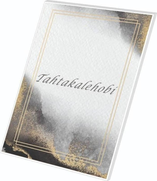Kaligrafi Kağıdı A4 250gr Mat Kuşe 10'lu Paket - Black Gold Frame