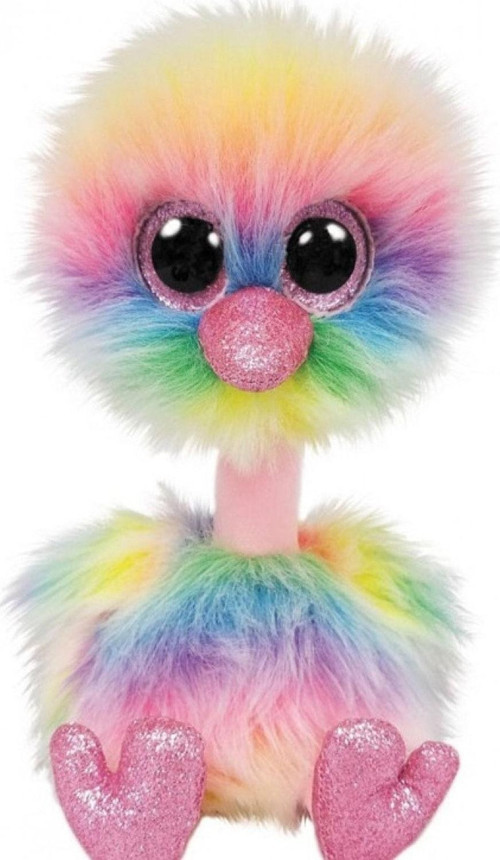 Ty Beanie Boos Deve Kuşu Asha Peluş 15 Cm |1 Adet|