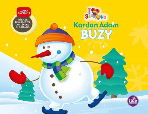 Kardan Adam Buzy - Hikaye Boyama ve Aktivite Bir Arada