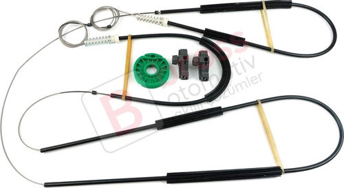 VW Polo MK3 6N1 6N2 1994-2001 2/3 Kapı İçin Elektrikli Ön Sağ veya Sol Kapı Cam Kriko Tamir Seti
