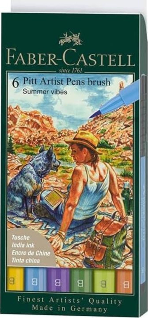 6 Pitt Artist Pen Brush Summer Vibes 167178