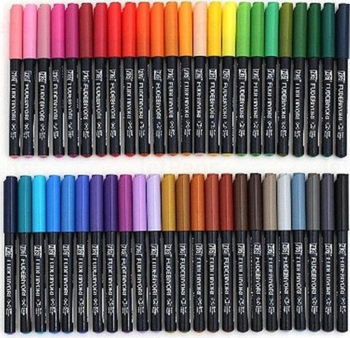 Fudebiyori Brush Pen Fırça Uçlu Kalem 48 RENK SET