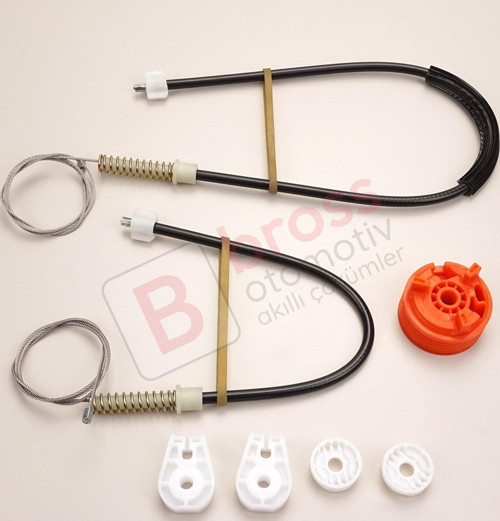 Renault Megane MK2 2002-2009 CC Cabriolet 8201010933 İçin Elektrikli Arka Sol Cam Kriko Tamir Seti
