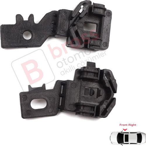 Nissan Primera P12 MK3 Qashqai MK1 J10 İçin Sağ Ön Cam Kriko Tamir Klips Seti