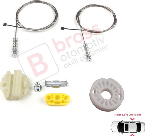 Opel Zafira A MK1 T98 F75 1999-2005 MPV İçin Elektrikli Arka Sağ veya Sol Cam Kriko Tamir Seti