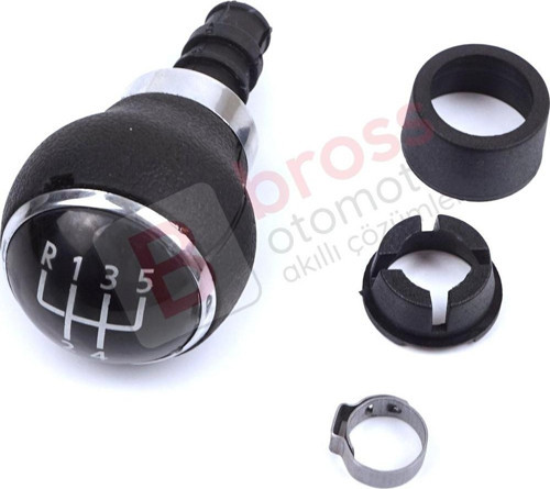 VW Golf Jetta MK5 MK6 Touran MK1 Caddy MK3 Eos Scirocco MK3 için Krom Çerçeve 5 İleri Vites Topuzu