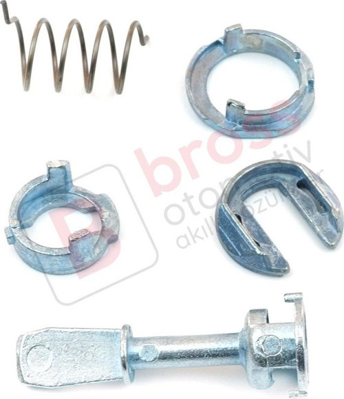 VW Polo MK4 9N 2001-2009 4/5 Kapı İçin Ön Kapı Kilidi Tamir Seti 1U0837167E 45 mm