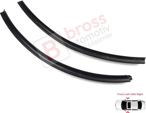 VW Transporter T5 T6 T6.1 Caravelle Multivan 7H0837565 7H0837566 İçin Ön Kapı Alt Fitili Seti