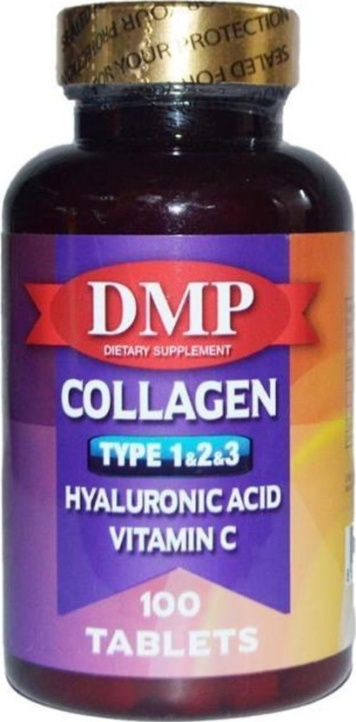 Collagen Type 1,2,3 Hyaluronic Acid Vitamin C 100 Tablets