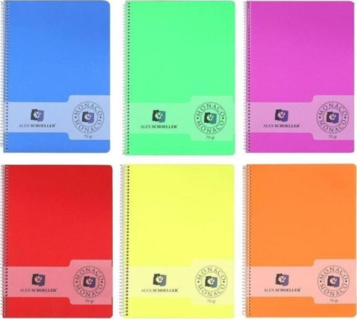 PP Kapak Spiralli Defter 70 gr A4 140 yp Çizgili