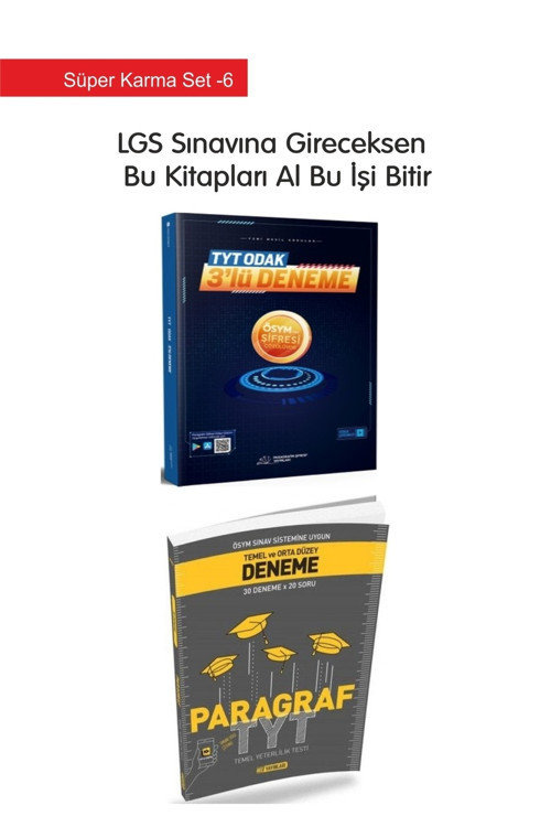 Hepsikitap Yayınları Tyt Süper Karma Deneme Seti -6