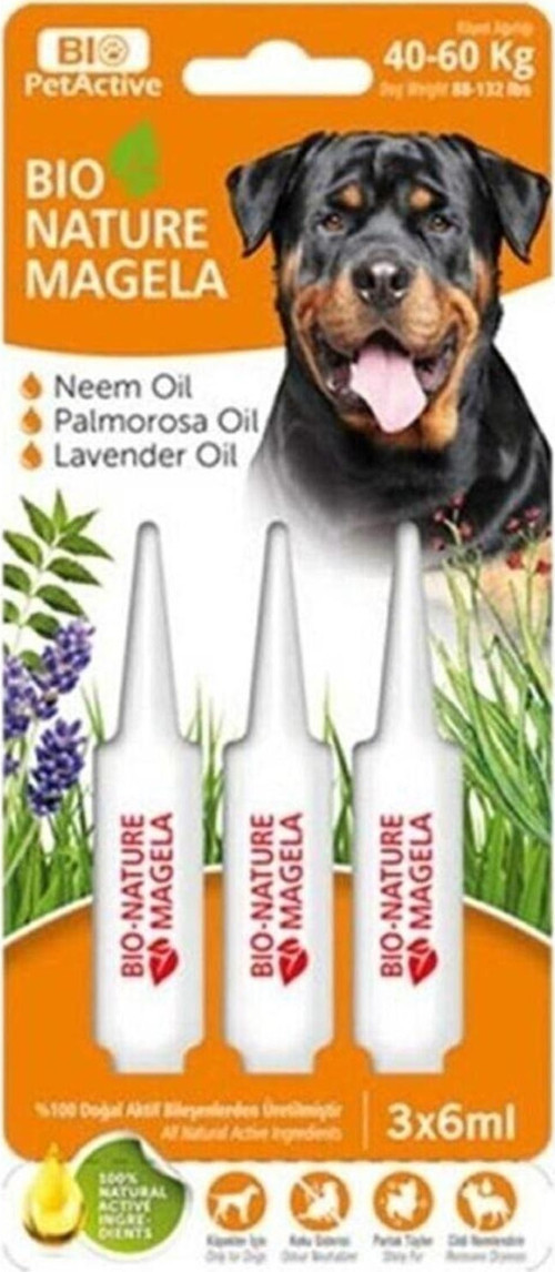 Bio Nature Magela Köpek Ense Damlası 3X6 Ml 40-60 Kg