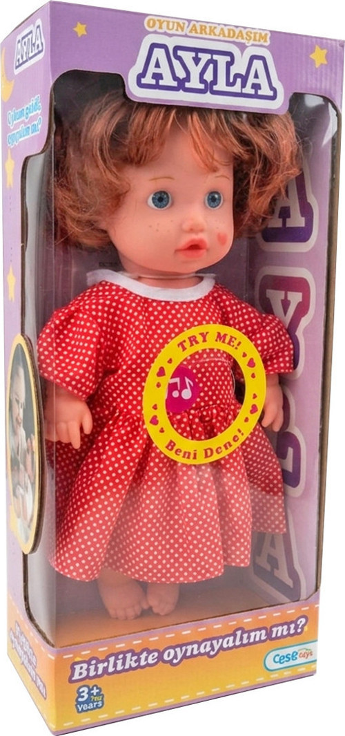 Ayla Bebek 40 cm Türkçe Konuşan Kolları Ve Kafası Harekeli Et Bebek