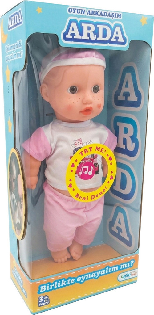 Arda Bebek 38 cm Türkçe Konuşan Kolları Ve Kafası Harekeli Et Bebek