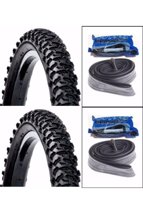 Bisiklet Lastik Seti 26 x 1.95 - Dış ve İç Lastik 2'li - Çift Set