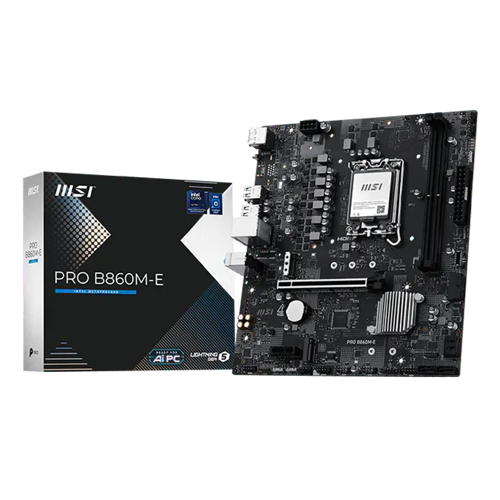 PRO B860M-E 9066MHz(OC) DDR5 Soket LGA 1851 M.2 HDMI DP mATX Anakart