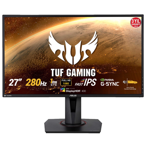 27 VG279QM 280Hz 1ms 2xHDMI DP HDR IPS FHD ELMB-sync G-sync Gaming Monitör