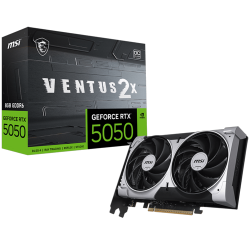 GeForce RTX 5050 8G VENTUS 2X OC GDDR6 8GB DLSS 4 128 Bit Ekran Kartı
