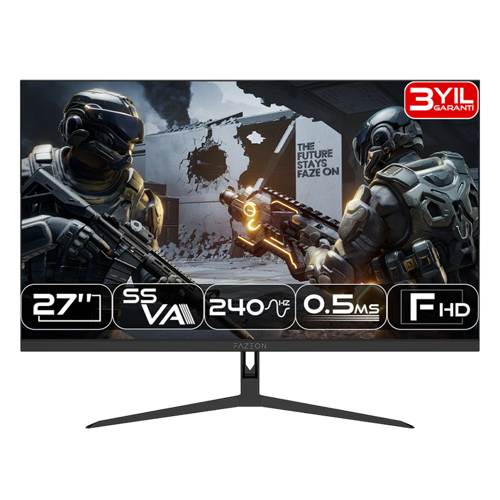 X27F250S 27" 240Hz 0.5ms RGB HDMI DP Adaptive Sync HDR10 FHD Fast VA Gaming Monitör