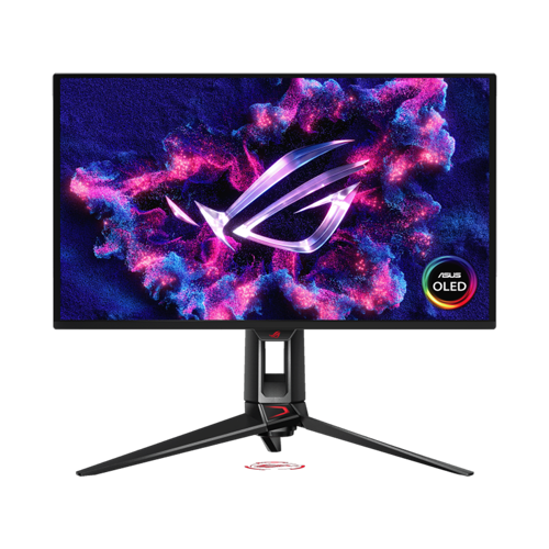 ROG Swift OLED PG27UCDM 27" 240Hz 0.03ms HDMI DP USB-C USB3.2 G-Sync FreeSync Premium Pro Pivot Aura RGB HDR10 UHD QD-OLED Gaming Monitör