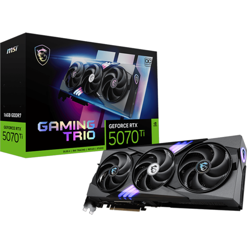 GeForce RTX 5070 Ti GAMING 3X OC 16GB GDDR7 DLSS 4 256 Bit Ekran Kartı