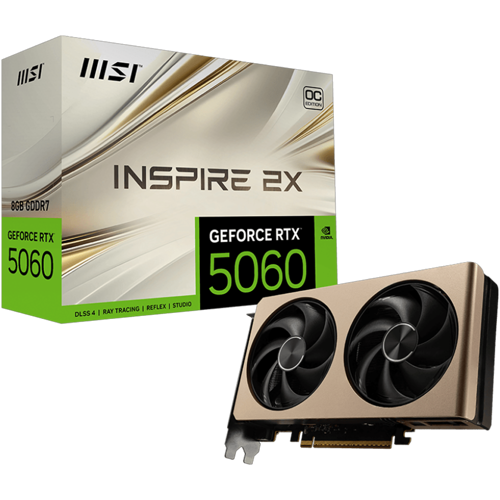 GeForce RTX 5060 8G INSPIRE 2X OC GDDR7 DLSS 4 128 Bit Ekran Kartı