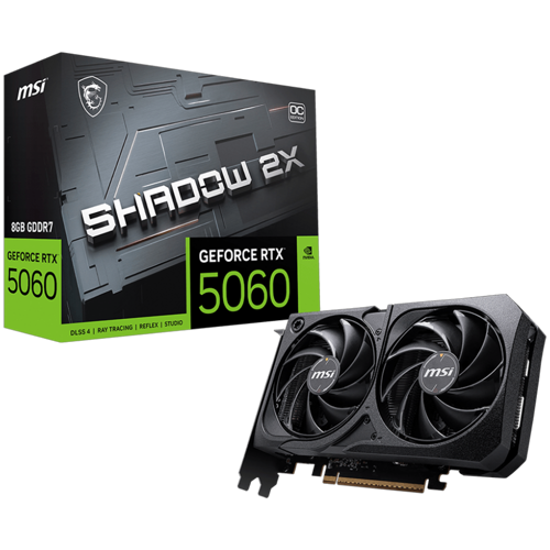 GeForce RTX 5060 8G SHADOW 2X OC GDDR7 DLSS 4 128 Bit Ekran Kartı