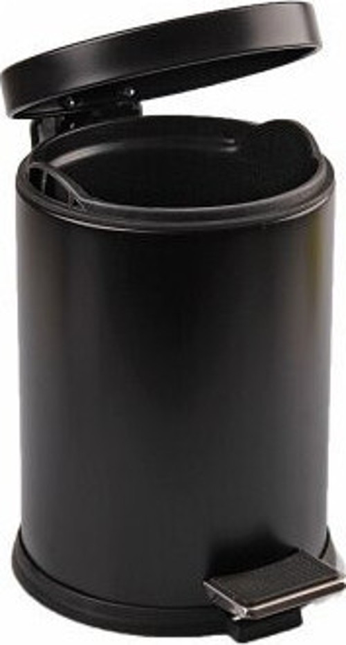 Tema LZR-813-S Pedallı Metal Çöp Kovası 5lt Siyah